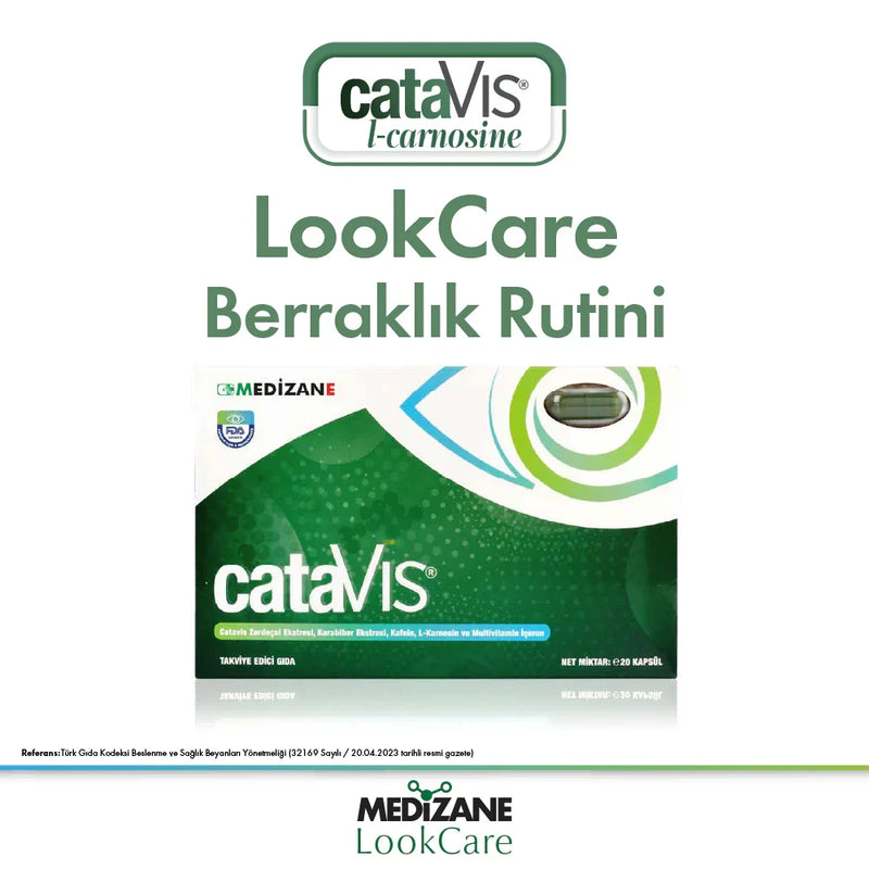 Medizane Sağlıklı Göz CataVIS Gıda Takviyesi - 20 Kapsül