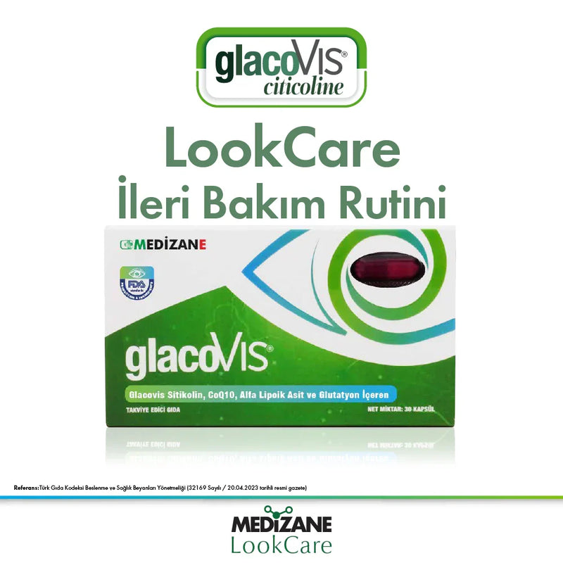 Medizane Sağlıklı Göz GlacoVIS Gıda Takviyesi - 30 Kapsül